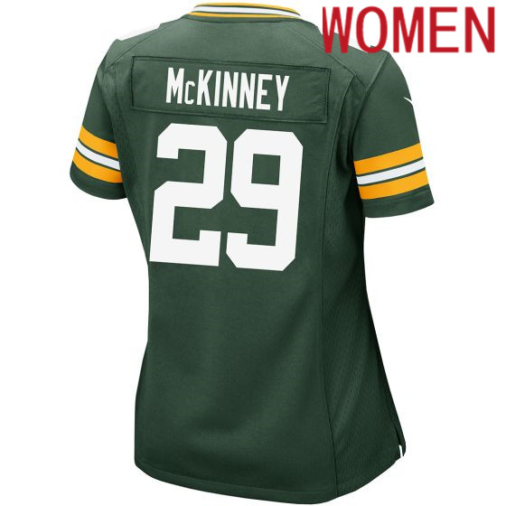 Women Green Bay Packers #29 Xavier McKinney Nike  Home Game green 2024 NFL Jersey